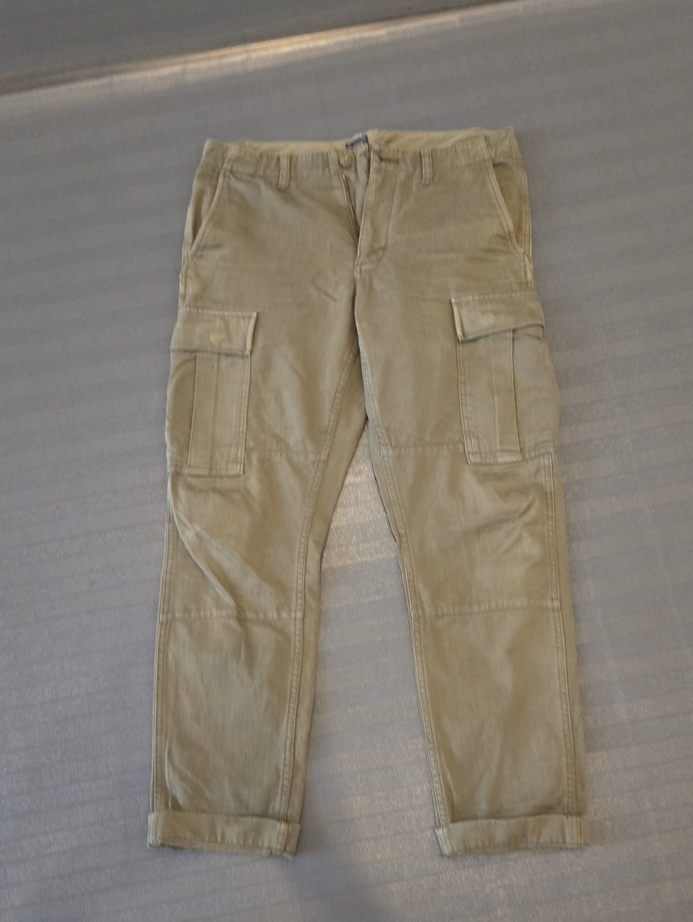 J. Crew Olive-Tan Cargo Pants 770